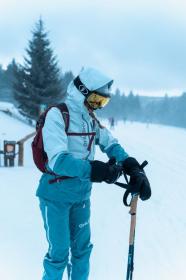 Husky Kippe L faded turquoise dámské lyžařské kalhoty
