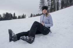 Husky Mitaly L bordo dámské lyžařské kalhoty