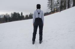 Husky Mitaly L bordo dámské lyžařské kalhoty