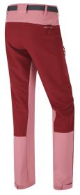 Husky Keiry L bordo/pink dámské outdoor kalhoty