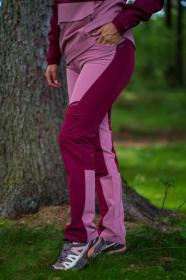 Husky Keiry L bordo/pink dámské outdoor kalhoty