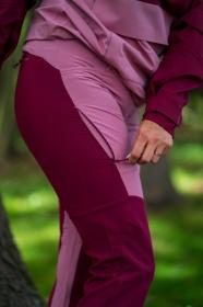 Husky Keiry L bordo/pink dámské outdoor kalhoty