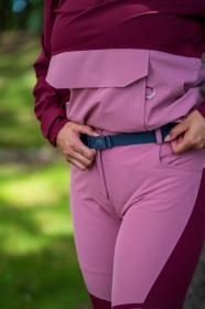 Husky Keiry L bordo/pink dámské outdoor kalhoty