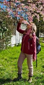 Husky Kone L beige dámské outdoorové kalhoty