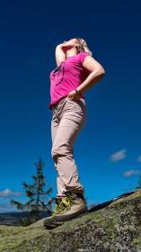 Husky Kone L beige dámské outdoorové kalhoty