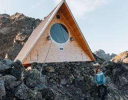 Husky Kone L beige dámské outdoorové kalhoty