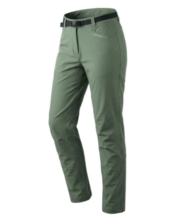 Husky Kone L green dámské outdoorové kalhoty