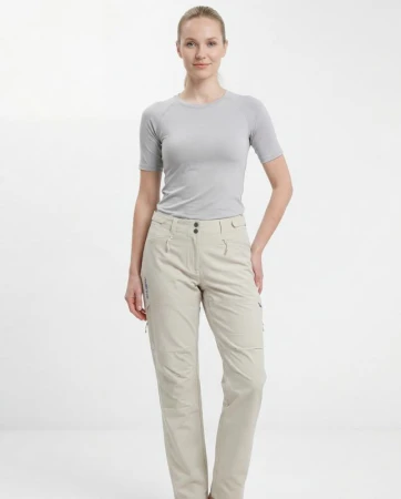 Husky Kusty L beige dámské outdoorové kalhoty
