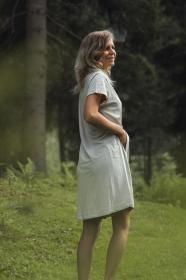 Husky Dot L beige dámské šaty