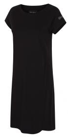 Husky Dot L black dámske šaty