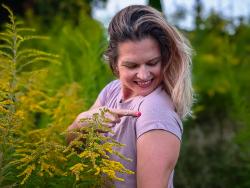 Husky Dot L faded pink dámské šaty