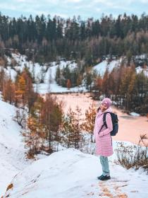 Husky Keson L faded mint dámské softshell kalhoty