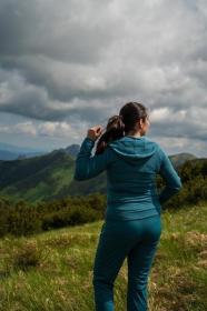 Husky Kaila L turquoise dámské softshellové kalhoty