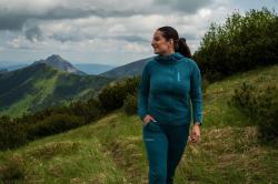 Husky Kaila L turquoise dámské softshellové kalhoty