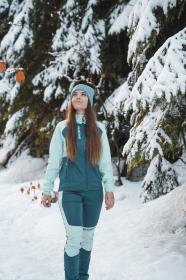 Husky Kala L mint/turquoise dámské softshellové kalhoty