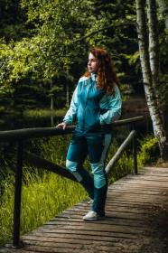Husky Kala L mint/turquoise dámské softshellové kalhoty