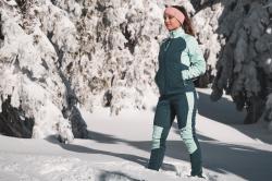 Husky Kala L mint/turquoise dámské softshellové kalhoty