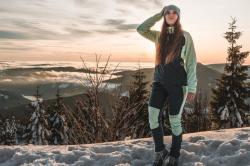 Husky Kala L mint/turquoise dámské softshellové kalhoty