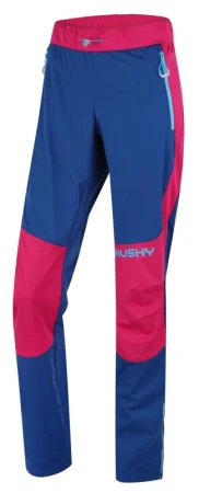 Husky Kala L pink/blue dámské softshellové kalhoty Husky Kala L pink/blue dámské softshellové kalhoty