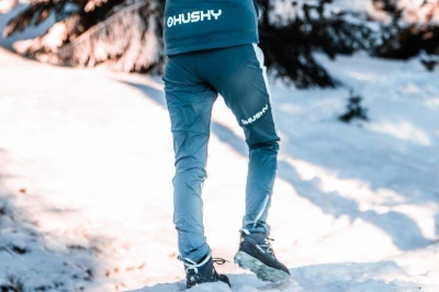Husky Kala L pink/blue dámské softshellové kalhoty