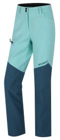 Husky Kavia L mint/turquoise dámské softshellové kalhoty