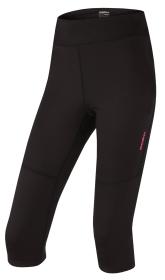 Husky Darby L black dámske športové 3/4 nohavice