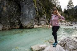 Husky Darby Long L magenta dámské sportovní kalhoty