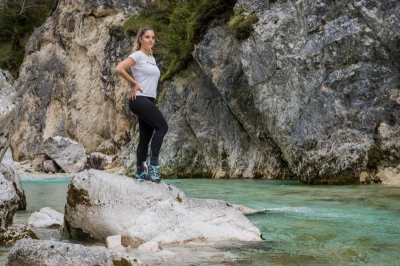 Husky Darby Long L magenta dámské sportovní kalhoty