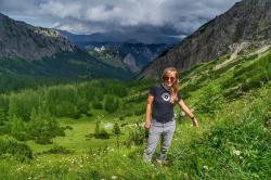 Husky Mertis L beige dámské triko