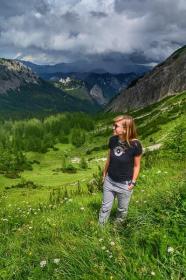 Husky Mertis L black dámské triko