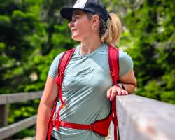 Husky Mertis L faded green dámské triko