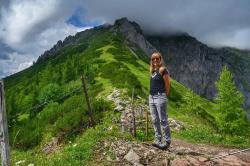 Husky Mertis L faded green dámské triko