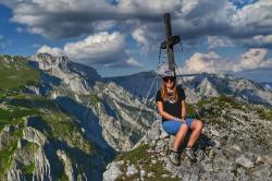 Husky Mertis L light grey dámské triko