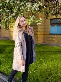 Husky Nestia L beige dámský hardshell kabát