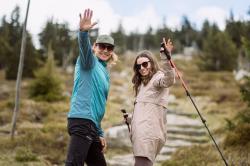 Husky Nestia L beige dámský hardshell kabát