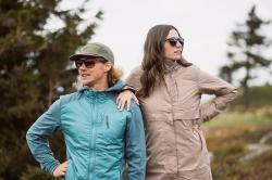 Husky Nestia L beige dámský hardshell kabát