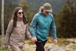 Husky Nestia L beige dámský hardshell kabát