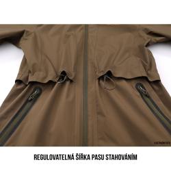 Husky Dámský hardshell kabát Nevr L TM. KHAKI