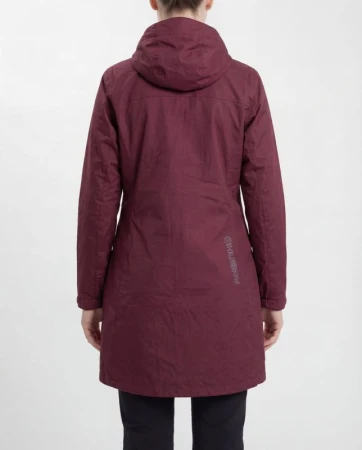 Husky Nua L bordo dámský hardshell kabát
