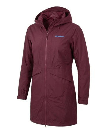 Husky Nua L bordo dámský hardshell kabát