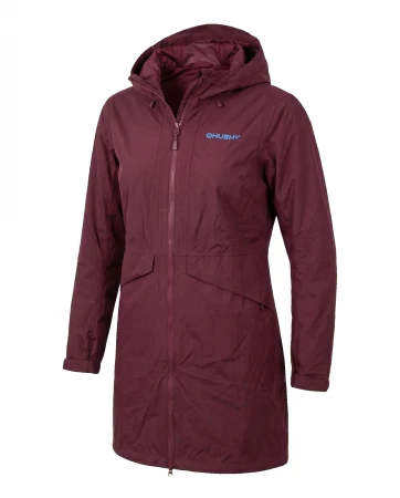 Husky Nua L bordo dámský hardshell kabát