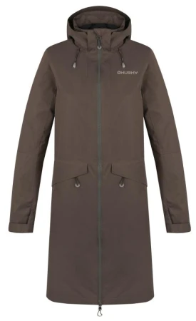 Husky Nua L brown dámský hardshell kabát