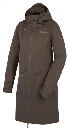 Husky Nua L brown dámský hardshell kabát