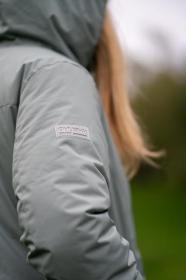 Husky Narvik L faded green dámský hardshellový plněný kabát