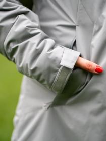 Husky Narvik L faded green dámsky hardshellový plnený kabát