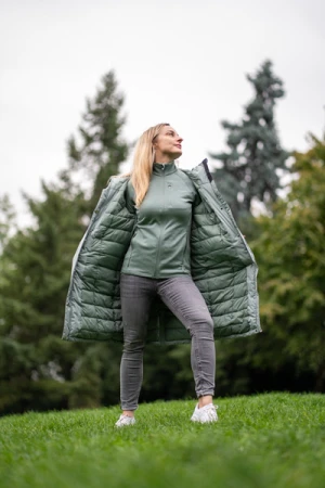 Husky Narvik L faded green dámský hardshellový plněný kabát