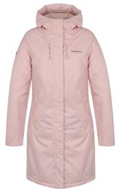 Husky Narvik L light pink dámský hardshellový plněný kabát