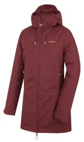 Husky Naveli L dark bordo dámský hardshellový plněný kabát