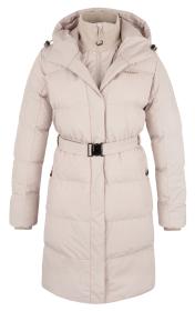 Husky Nerine L beige dámský hardshellový plněný kabát