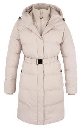 Husky Nerine L beige dámský hardshellový plněný kabát